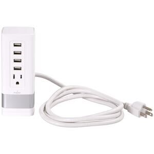 ONN 4 PORT USB CHARGING TOWER NEW